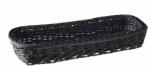 APS Economic Coș pentru tacâmuri, negru, înălțime: 45 mm, lungime: 270 mm, lățime: 100 mm