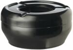 APS Casual scrumieră, neagră, înălțime: 40 mm, diametru: 100 mm Scrumiera