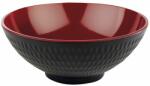 APS ASIA Plus bol din ceramică, negru/roșu, capacitate: 1, 10 litri, înălțime: 80 mm, ø: 200 mm Castron