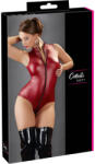 Cottelli Collection Party - cipzáras, ujjatlan fényes body (piros) (26419763021) - shop