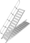 KRAUSE LÉPCSŐ (KÖNNYŰFÉM), 12 FOKOS 0, 8 M, 45° (822628)