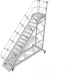 KRAUSE Stabilo Gurítható lépcső dobogóval (könnyűfém) 45° - 600mm 16 fokos (827951)
