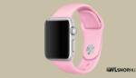 FeiFan Szilikon óraszíj Apple Watch órához 38/40/41 mm FeiFan - Rózsaszín (IWSZ321)