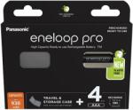Panasonic pro BK-4HCDEC4BE AAA/mikro 930mAh Ni-MH akkumulátor 4db/csomag + akkubox (BK-4HCDE/4CP+CASE) - lenser