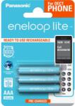 Panasonic lite BK-4LCCE/3DE AAA/mikro 550mAh Ni-MH akkumulátor 3 db/csomag (BK-4LCCE/3DE) - lenser