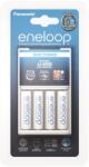 Panasonic K-KJ51MCC40E akkumulátor töltő időzítővel 4 db 1900mAh AA akkumulátorral (K-KJ51MCC40E) - lenser