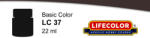 Lifecolor Matt Burnt Umber Acrylic Paint 22 ml (NLC37)