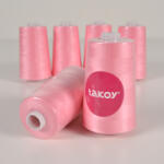 Takoy Overlock / coverlock poliészter cérna TKY 5000 világos rózsaszín