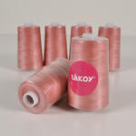 Takoy Overlock / coverlock poliészter cérna TKY 5000 pirosas-bézs színű