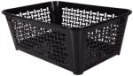 DOMOTTI Cos de rufe 30 x 20 x 11.2 cm, negru, Domino (27048)