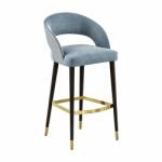 Settimo Scaun de bar tapitat Giulia sezut 80 cm (SE591)