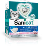 Sanicat litieră pentru pisici Active White Lotus Flower ultra-aglomerată cu bentonită albă 6l