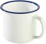 APS Emaille bögre fogantyval, fehér/kék, űrtartalom: 0, 35 liter, magasság: 80 mm (227777873)