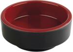 APS Mély tál APS ASIA Plus Bento, fekete/piros, átmérő 7, 5 cm