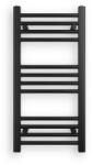 Nero Italia Fekete 400x800mm törölközőszárítós fürdőszobai radiátor Welland Lux | Készletről | Gyors kiszállítással (CN800400BL)