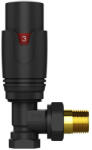 Welland heating Termosztatikus radiátor sarok szelep - 1/2" - TRCD10A-B (TRCD10A-B)