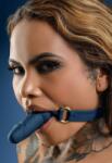 Taboom Calus Penis Gag Taboom Silicone Supreme, Albastru/Auriu