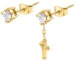 Police Cercei Police Stoneset stud cruce si cubic zirconia PEAGE0036503