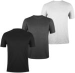 Donnay Мъжка тениска Donnay 3 Pack T Shirts Mens - GreyM/CharM/Blk