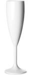 RK-PREMIUM WHITE-Чаша за шампанско поликарбонат 180ml. Ø5.5xh21.8cm БЯЛА (GB. C18) (0151521)