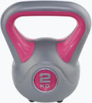 Sveltus Kettlebell Sveltus Fit 2 kg szürke/rózsaszín