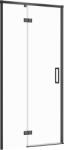 Cersanit Larga zuhanyajtók 100 cm dönthető fekete matt/átlátszó üveg S932-129 (S932129)