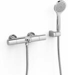 TRES Over-Wall kád és zuhany csaptelep fali z termosztáttal króm 19017419 (19017419)