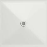  Sapho GSI Extra Flat kerámia zuhanytálca 100x100x2 cm, matt fehér 46101009 (46101009)