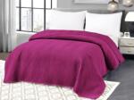  Cuvertura de pat din catifea violet ARROW VELVET Dimensiune: 200 x 220 cm
