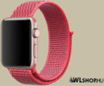 FeiFan Szövet óraszíj Apple Watch órához 38/40/41 mm FeiFan - Sötét rózsaszín (IWNY329)