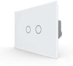 LIVOLO Intrerupator Dublu cu Touch LIVOLO din Sticla - Standard Italian