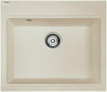 Laveo TAU 6 jázmin egymedencés mosogató helytakarékos szifonnal (SBT_J10Y) - mosibolt