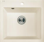 Laveo ALENA jázmin egymedencés mosogató helytakarékos szifonnal (SBA_J10T) - mosibolt