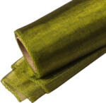 Valex Decor Organza 12cm x 8.2m - Sötét olivazöld (1288)