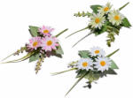 Decorer Set 3 flori artificiale Margarete 18 cm (A56.34.87)