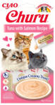 Churu Recompense pentru pisici Churu Cat Tuna & Salmon Creamy 14g x 4 tubes