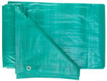 Evotools Prelata cu inele Evotools 678828, impermeabila, protectie UV, lungime 5m, latime 4m, greutate 120g/mp, culoare verde