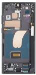  GH82-30466G Samsung Galaxy S23 Ultra S918B EU Ver. OEM OLED kijelző érintővel Fekete kerettel, előlap (GH82-30466G)