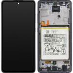 Samsung GH82-26912A Gyári Samsung Galaxy A52 / A52 5G / A52s 5G OLED kijelző érintővel Fekete kerettel előlap + akkumulátor (GH82-26912A)