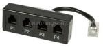 LogiLink Passzív elosztó telefonokhoz, RJ45 - 4 x RJ11 (LOGILINK_MP0036) (LOGILINK_MP0036)