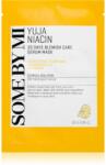 Some By Mi Yuja Niacin Blemish Care Serum Mask fehérítő gézmaszk zsíros és problémás bőrre 25 g