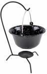 Alföldi-MAGYAR Tálaló bogrács zománcozott fekete 0, 8 l (5998666700509)