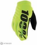  100% BRISKER kesztyű, fluo sárga/fekete (L)