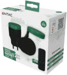 Entac Távirányítós hálózati IP44 adapter 2 aljzat, távirányító Entac (AVI ES 2S RC 44)
