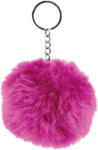 BAAGL Chei agățătoare cu puf roz (A-7459)