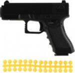 Teddies Pistol cu bile moi metal/plastic 10cm + cartușe 28 buc (TD00861678)