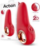 Action Trazy Stimulator with Pulsation Red Vibrator