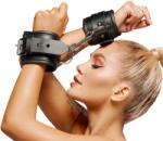 ZADO Professional Leather Handcuffs Black