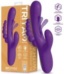 INTOYOU Triya Vibe with Flipping Tongue & Anal Beads Purple Vibrator