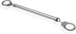 Ouch! Spreader Bar with Hand or Ankle Cuffs Silver